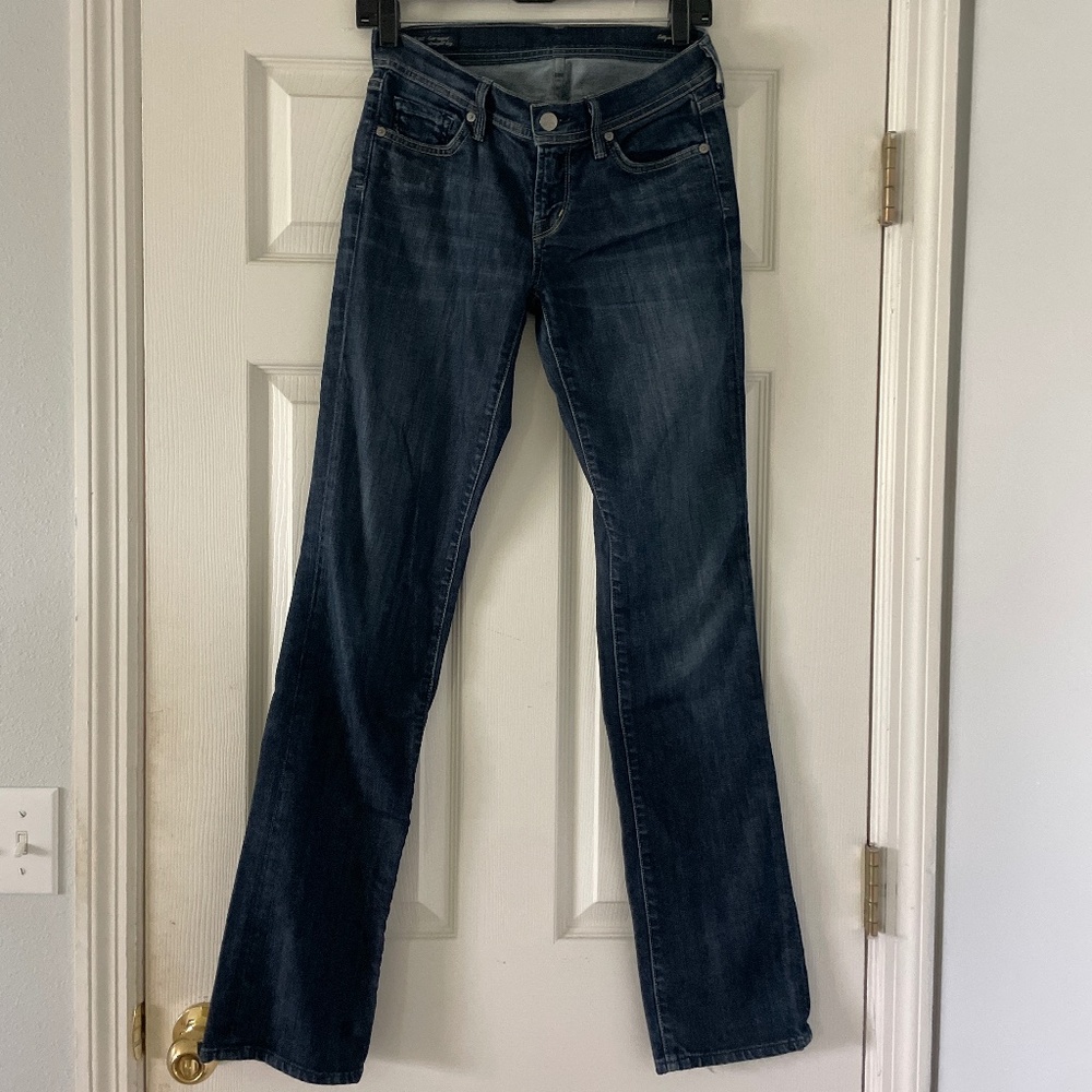 Citizens of Humanity Straight Leg Low Rise Jeans